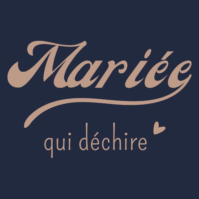 Mariée qui déchire
