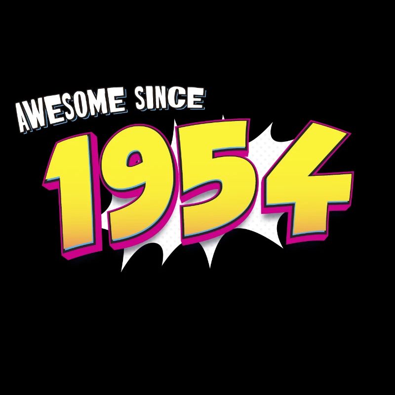 Retro 69th birthday in Pop Art Comic Book Style