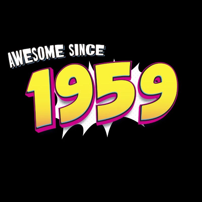 Retro 64th birthday in Pop Art Comic Book Style