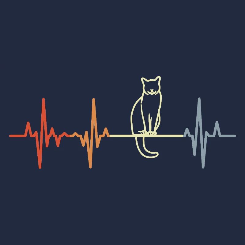 Katze Kardiogramm