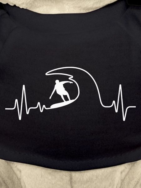 Surfing Wave Heartbeat Design