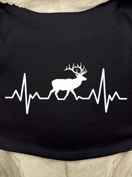 Heartbeat Deer Silhouette