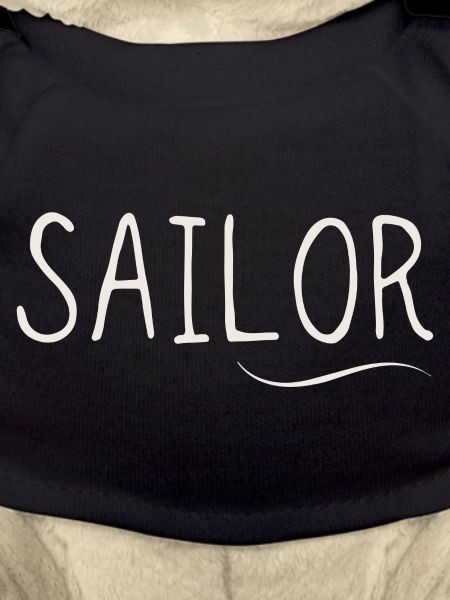 Sailor Sail Motif Lettering