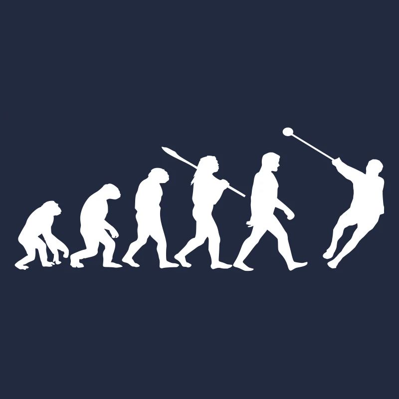 Hammer thrower Evolution Hammer throw | gift idea