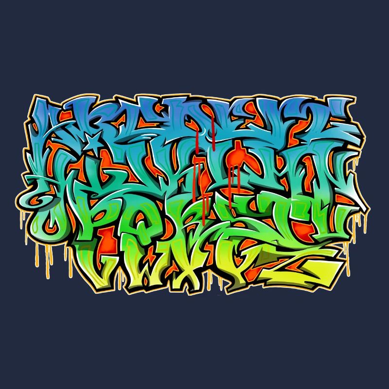Graffiti Wildstyle Alphabet