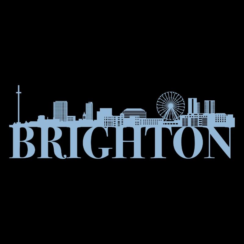 Brighton Angleterre Skyline cadeau idée UK