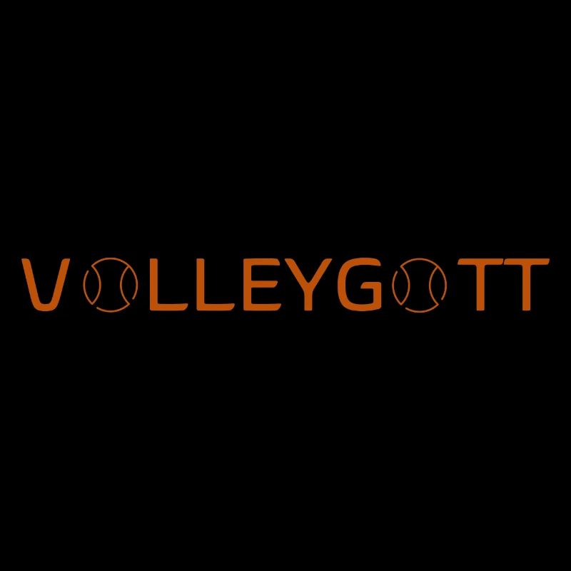 Volleygott Ball transparent orange