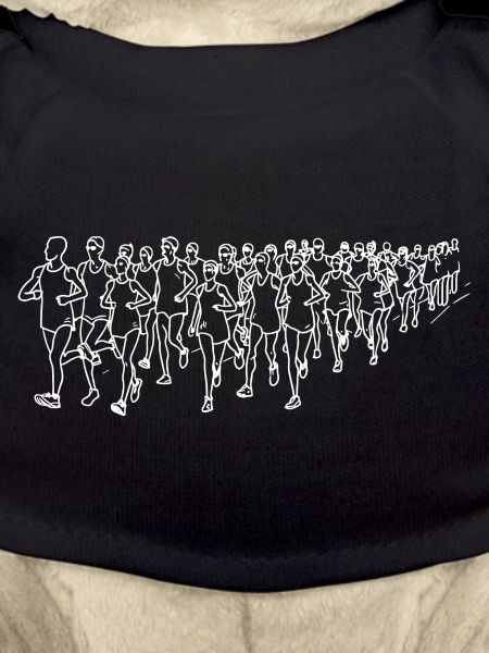 Runner Line Drawing