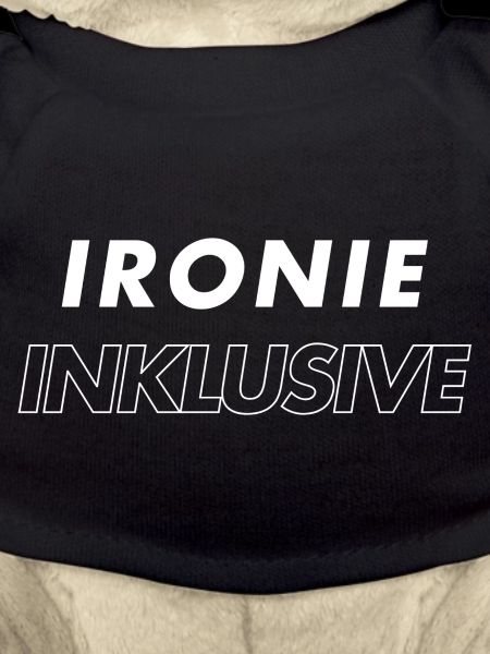 Humorous lettering. Irony