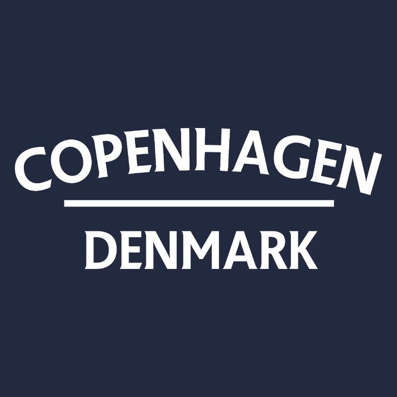 Copenhague – Danemark Textdesign