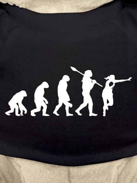Evolution des Mannes Rugbyspieler-Silhouette