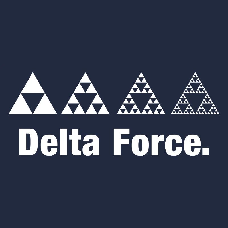 Récursion de la géométrie de la force du triangle fractal