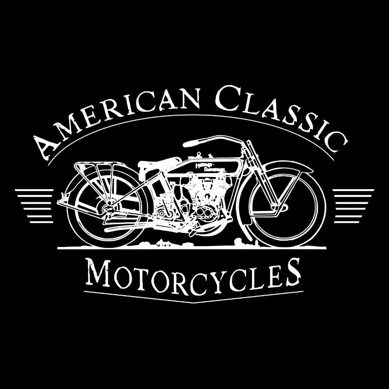 american classic motorcycles - white