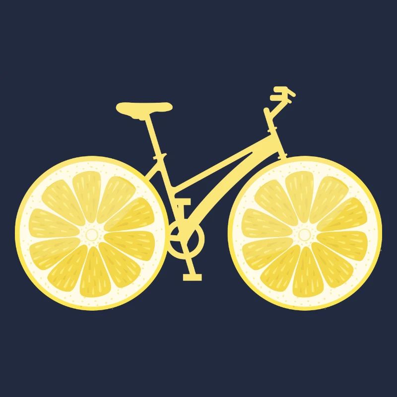 Fahrrad Zitrone