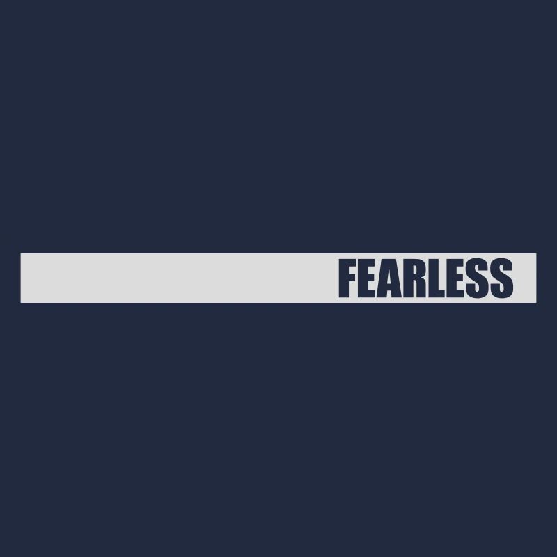fearless Text Zitat Design