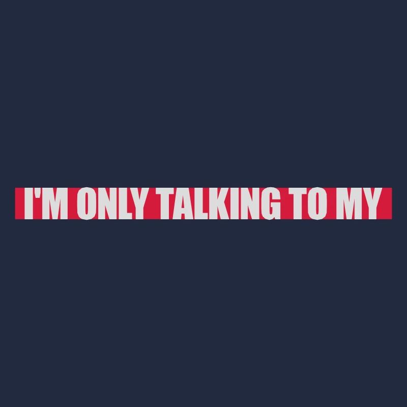 only talking to dog