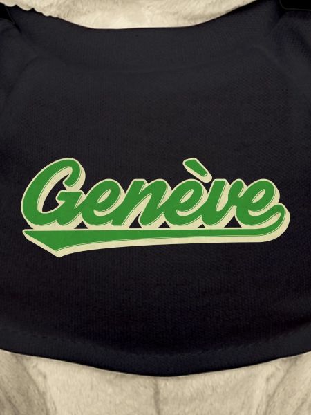 Genève Grün Retro Script