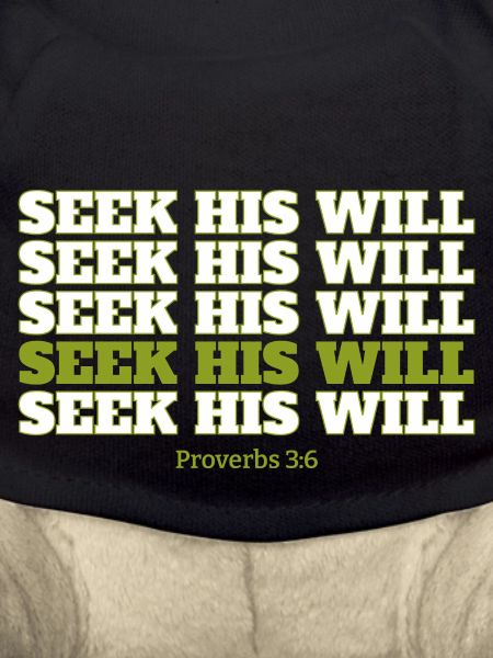 Seek His will