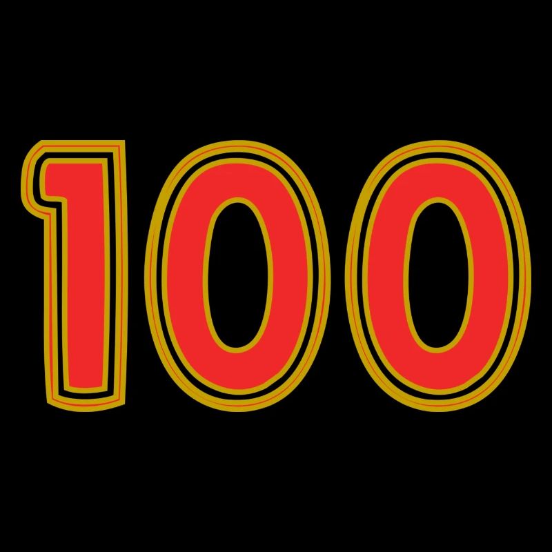 100. 100 ANS. 100e ANNIVERSAIRE. ANNIVERSAIRE 100