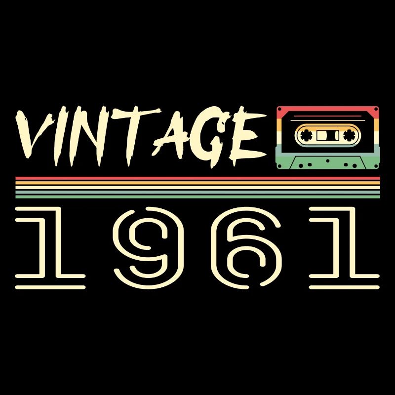1961 Original 1961 Retro Geburtstagsgeschenk 1961