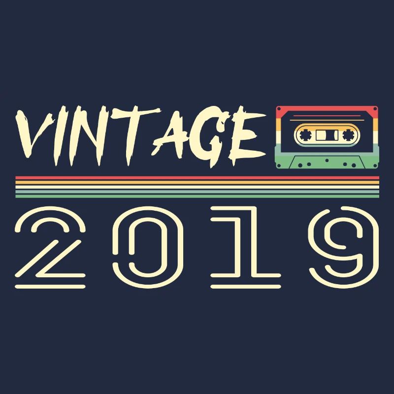 2019 Original 2019 Retro Birthday Gift 2019