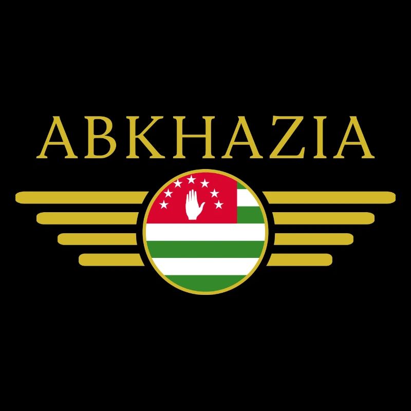 J’aime l’Abkhazie, T-shirt design de style élégance
