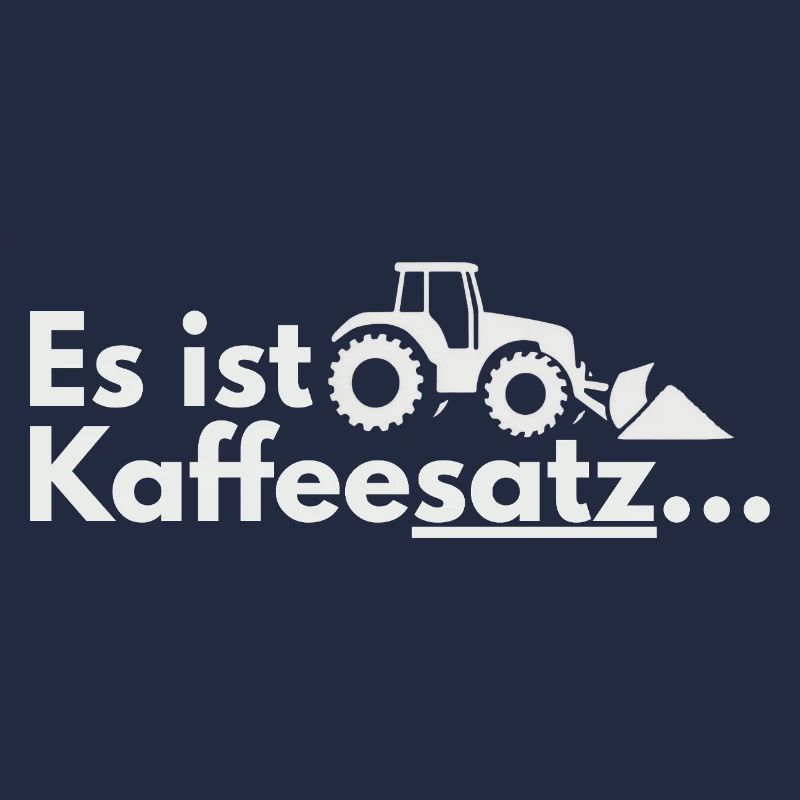Kaffee-Ernte Traktor Motiv