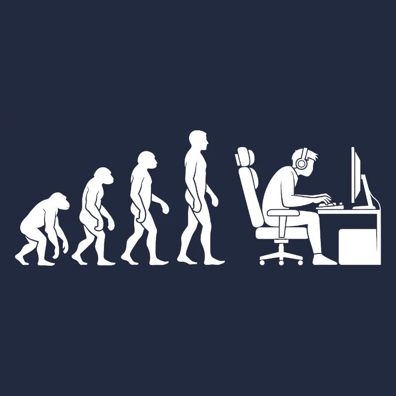 Evolution ends at the desk