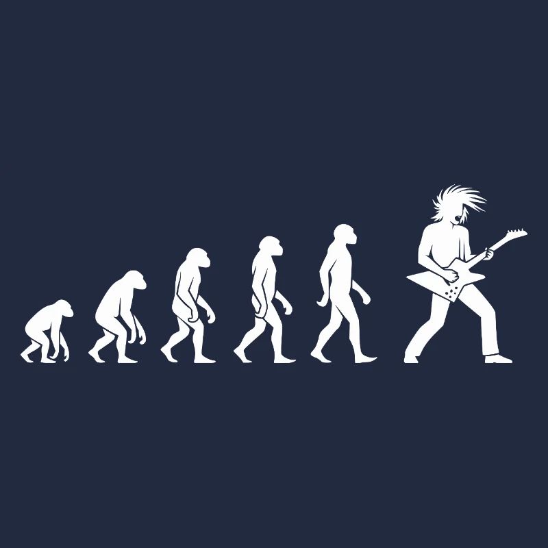 Evolution der Gitarrenkunst Rock n Roll