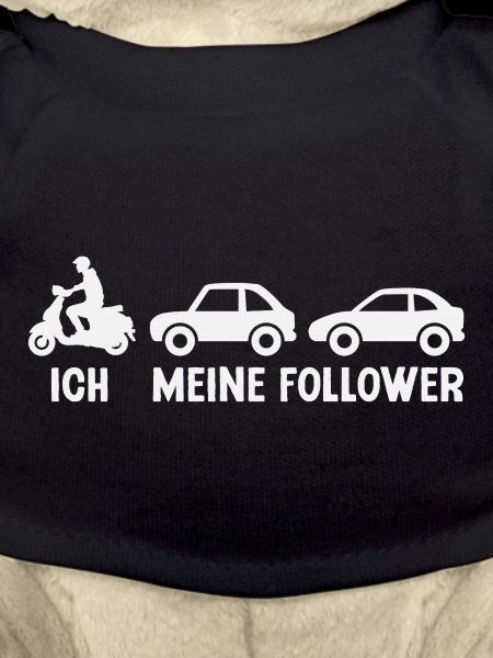 Rollerfahrer Follower Motorroller Moped Roller
