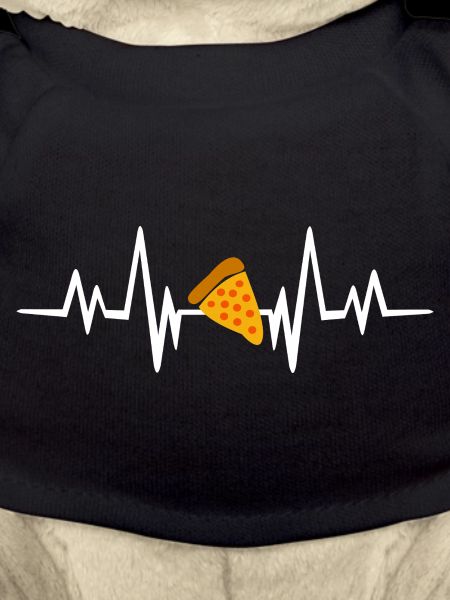 Pizza-Herzschlag Muster