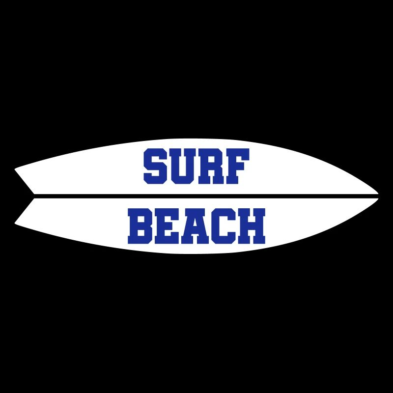 ★ Design colors can be changed ★ Surf Beach (surfboard)