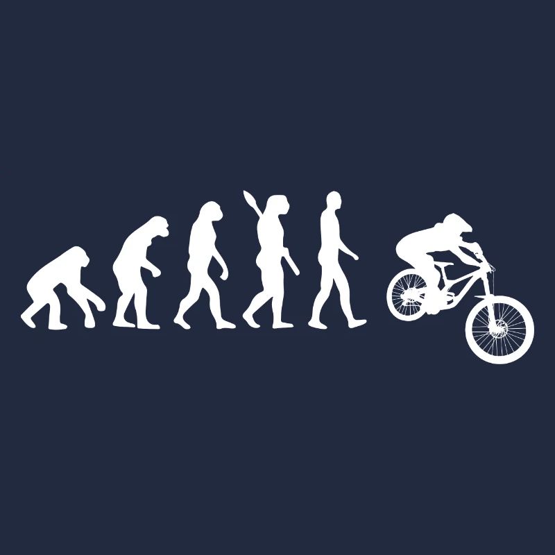Downhill Biking - Evolution des Menschen, Darwin