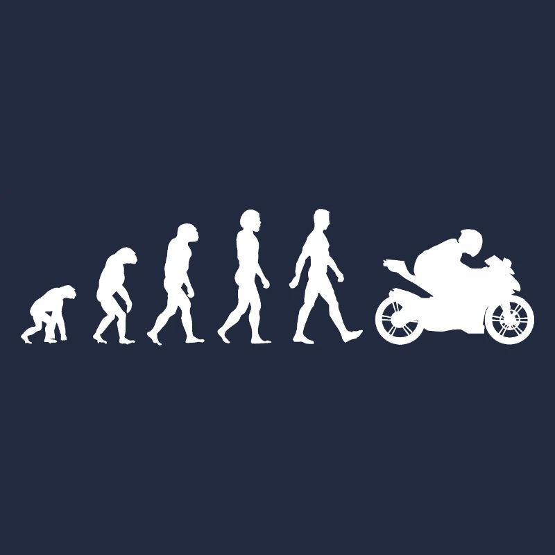 Motorcycle Biker Motorcyclist Evolution