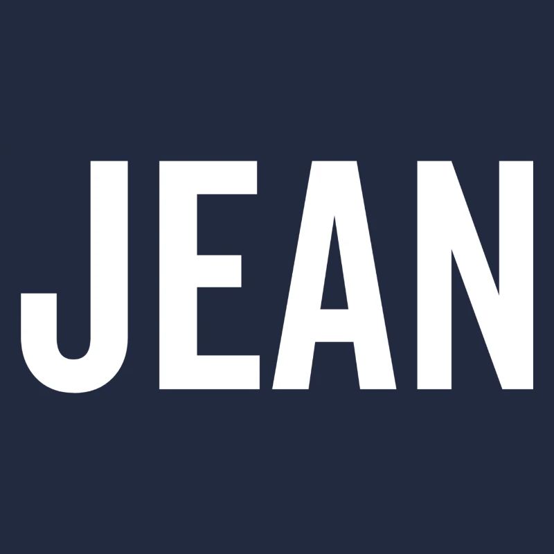 Jean Custom Name Font Text Birthday