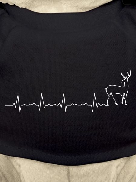 Deer Heartbeat Silhouette