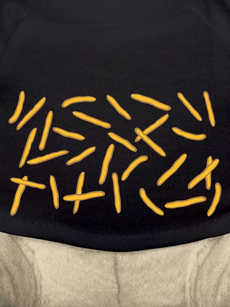 Français Fries Rain Pattern