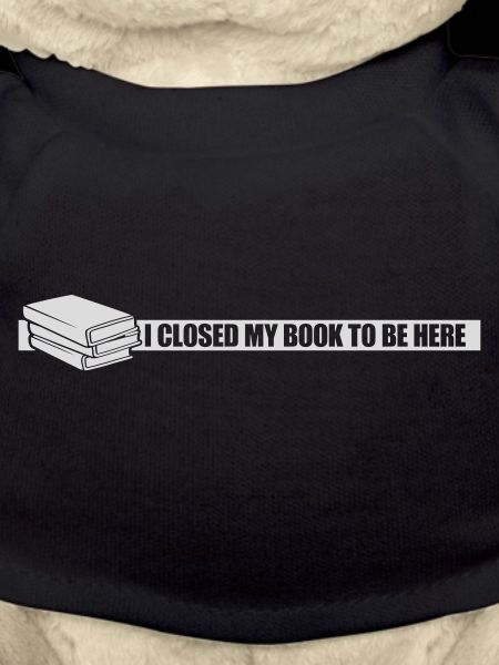 I closed my book