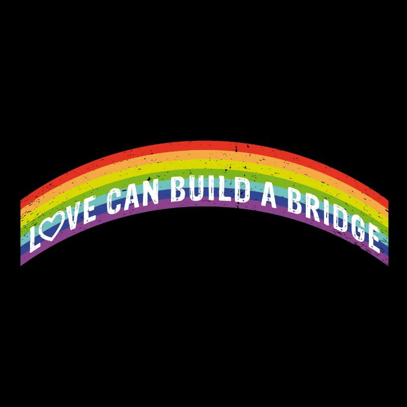 L’amour peut construire un pont | Arc-en-ciel