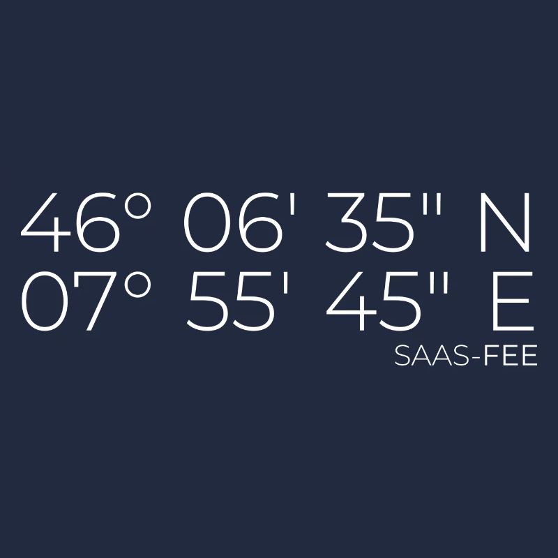 Coordinates Saas-Fee