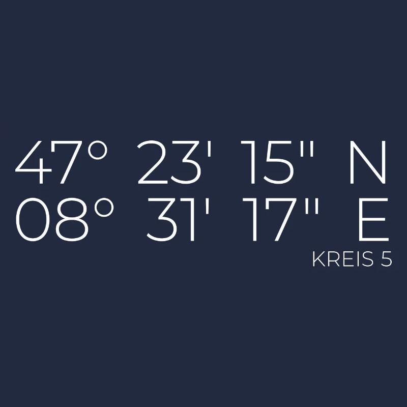 Coordinates District 5 Zurich