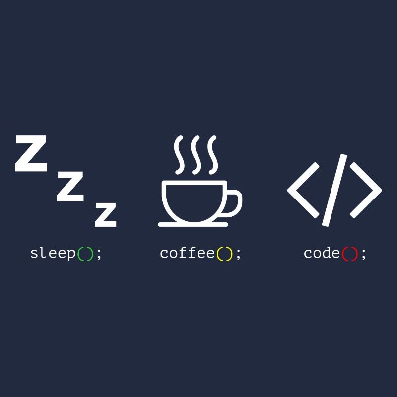 Code Coffee Sleep Trio