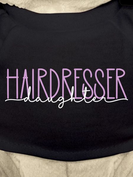 coiffeuse fille fière cadeau mignon