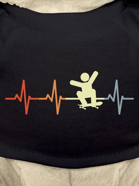 Skateboard Stick Figure Heartbeat