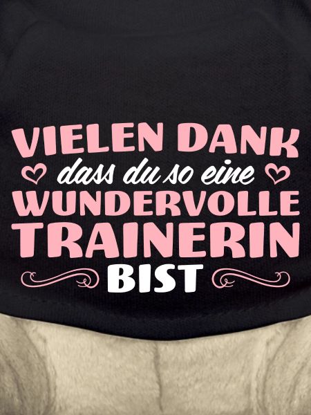 Wundervolle Trainerin Dankeschön