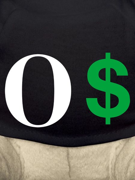 Letter o dollar