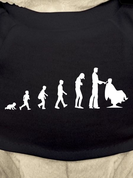 Évolution du bébé au coiffeur
