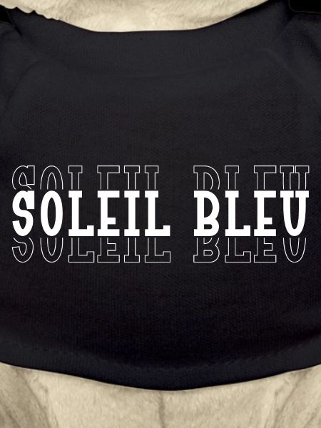 Typographic Blue Sun