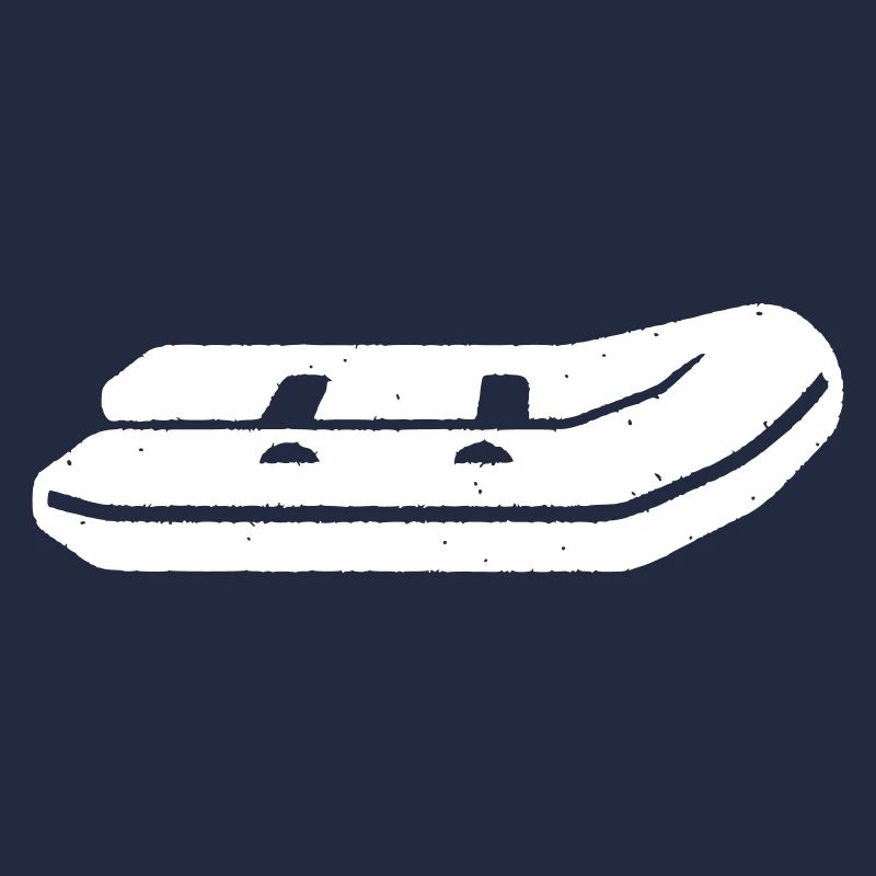 Schlauchboot Paddeln Boot Vektor