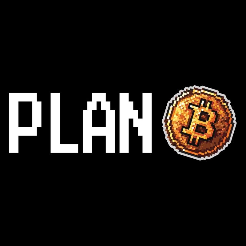 Plan Bitcoin Retro Pixel